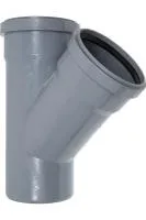 Тройник VALFEX 45 градусов 110-110 внутренняя канализация