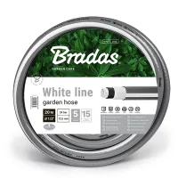 Шланг ПВХ поливочный армированный BRADAS WHITE LINE 5/8" 20м