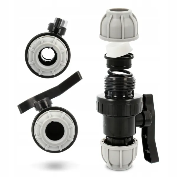 Кран шаровый компрессионный BRADAS КРБ-4 25 х 25