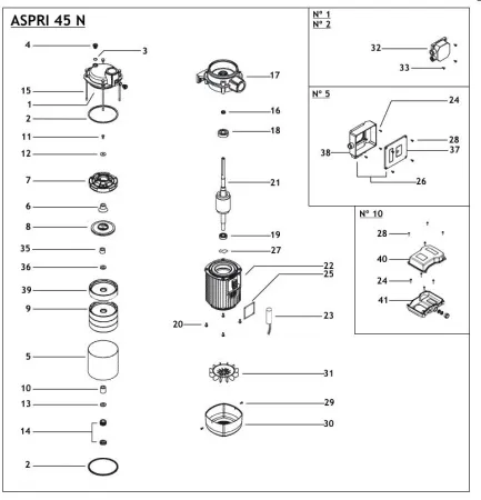 Поверхностный насос ESPA ASPRI45 4M N