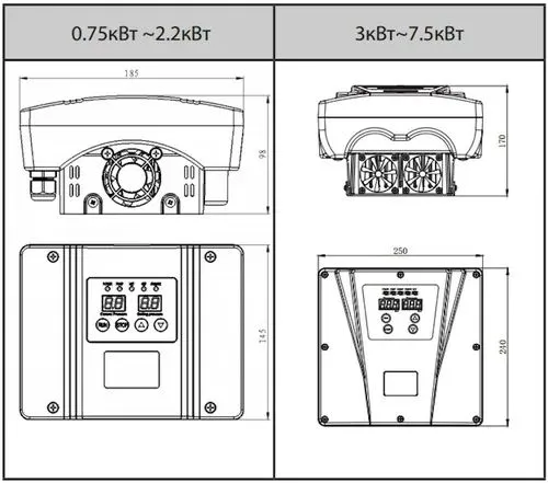 Частотный преобразователь Belamos FIL-10 2.2KW 220V