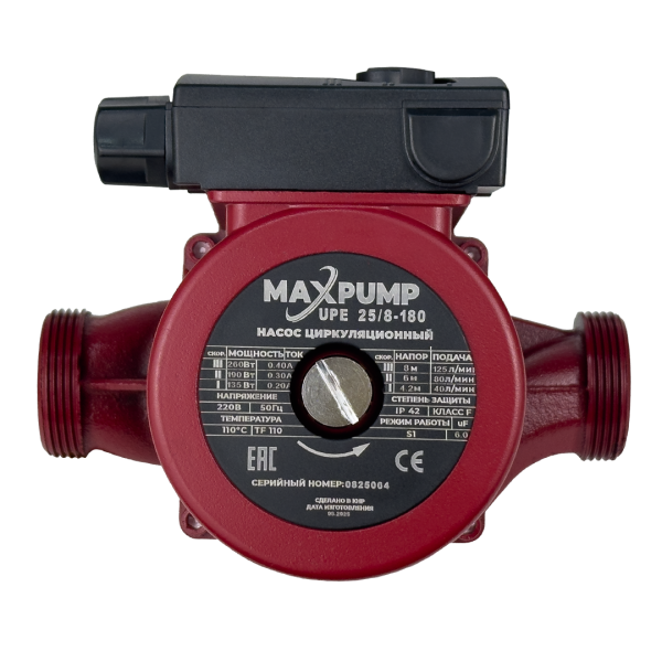 Циркуляционный насос MAXPUMP UPE  25/8-180