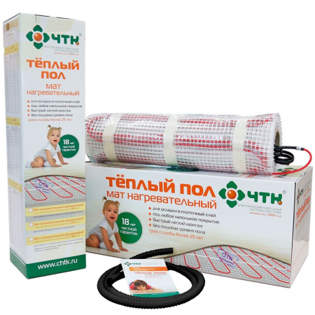 Теплый пол мат ЧТК МНД-5,0-800 (5м² 800Вт)