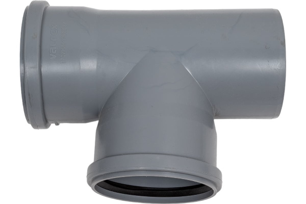 Тройник VALFEX 87.5 градусов 110-110 внутренняя канализация