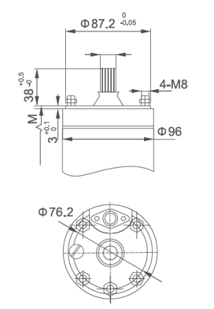 Двигатель скважинного насоса MAXPUMP 5.5kw 400V 4"